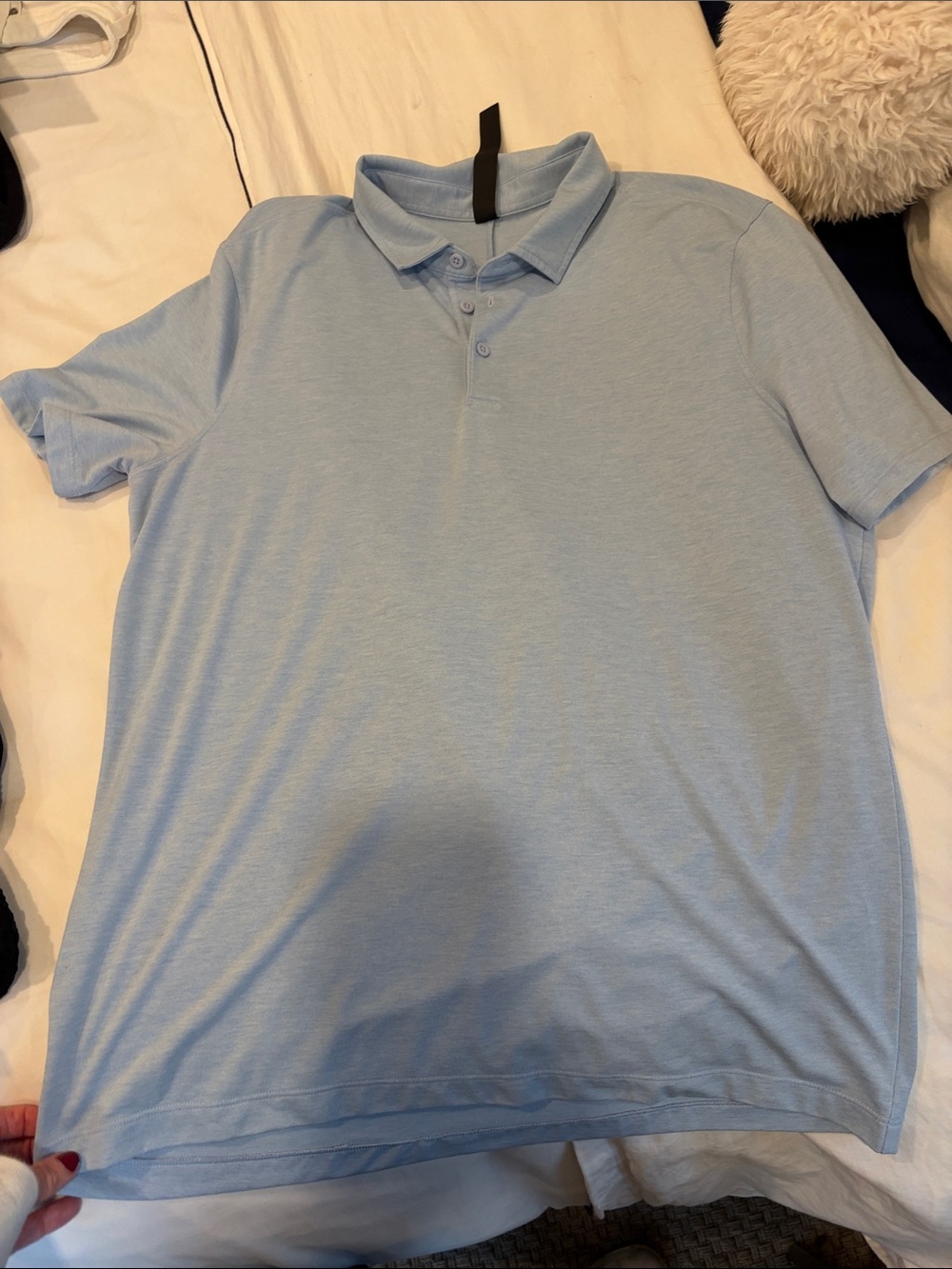 lululemon athletica Light Blue Men’s Polo